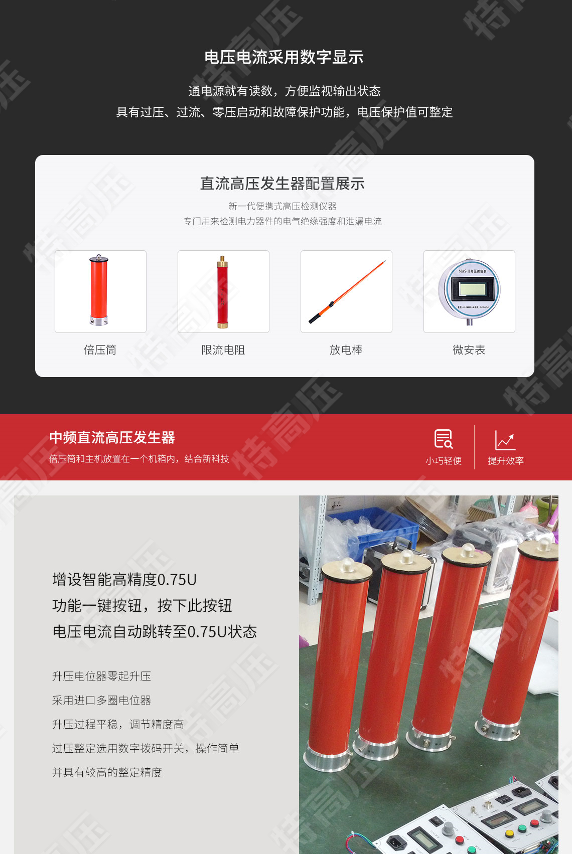 ZGF系列 一體式直流高壓發生器(圖3) 高壓發生器