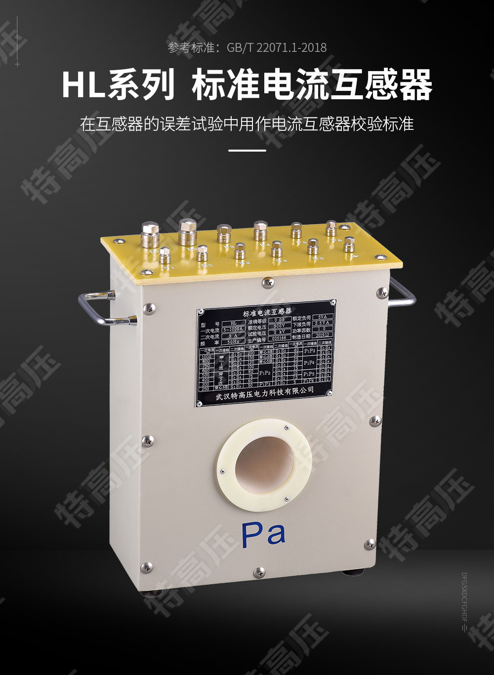 HL系列 標(biāo)準(zhǔn)電流互感器(圖1) 標(biāo)準(zhǔn)電流互感器
