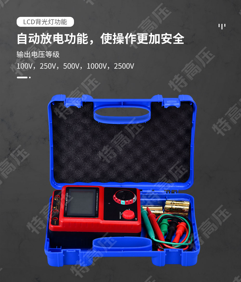 HT2671A 數字兆歐表(2500V)(圖3) HT2671A 數字兆歐表(2500V)(圖3)