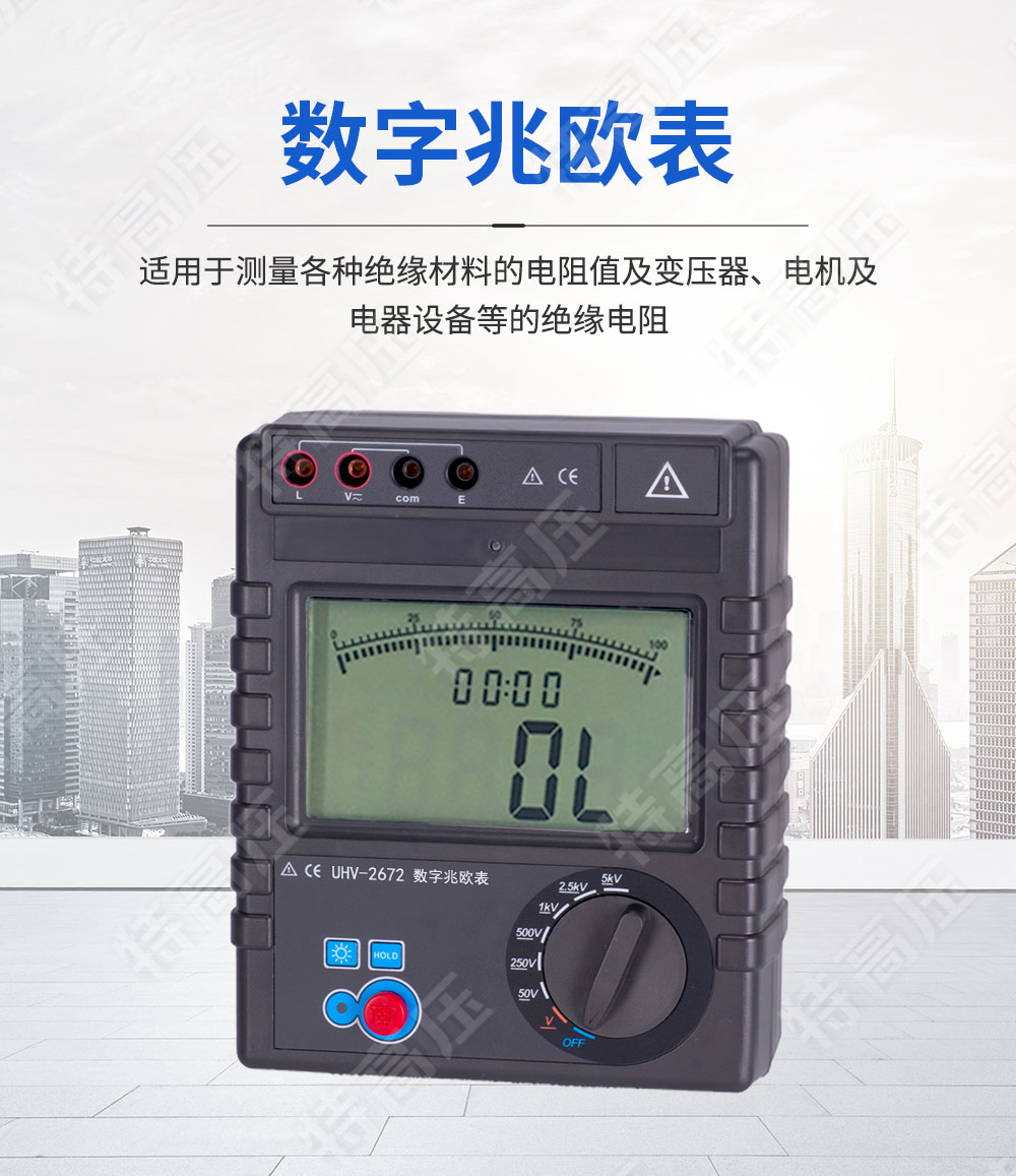 HT2672 數字兆歐表(5000V)(圖1) 電子兆歐表